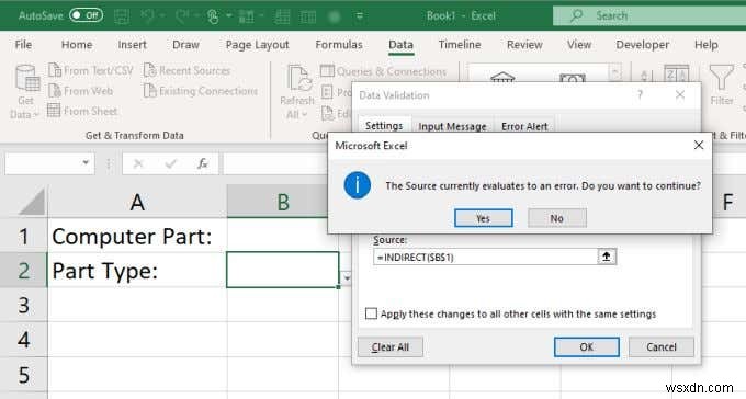 Excelで連動する複数のドロップダウンリストを作成する方法