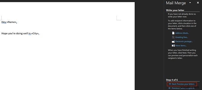 Microsoft Wordでメールマージ（差し込み印刷）を作成する方法【Excel連携で一括作成】