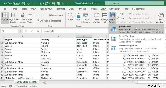 Excelで行を固定・編集する方法｜計算式を壊さずに大規模シートを操作するテクニック