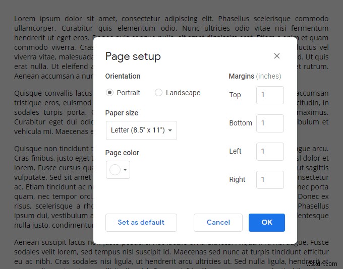 Googleドキュメントのページを横向きに変更する方法【初心者向け】