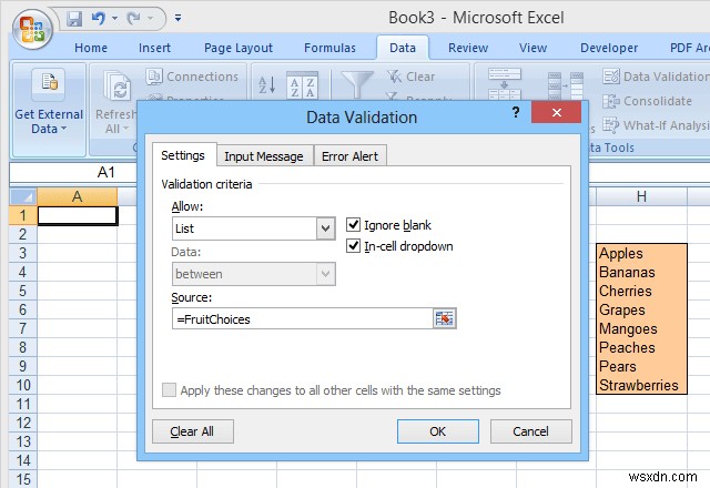 Excelで動的範囲名(ダイナミックレンジ)を活用して柔軟なドロップダウンリストを作成する方法