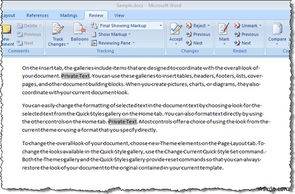 Word 2007/2010で機密データを黒塗りして安全に共有する方法【Redaction Tool活用術】