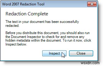 Word 2007/2010で機密データを黒塗りして安全に共有する方法【Redaction Tool活用術】