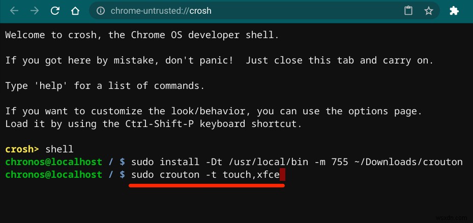 ChromebookにLinuxディストリビューションをインストールする方法【Crostini・Crouton対応】