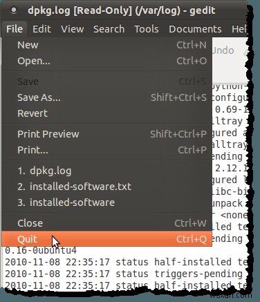 Ubuntuで最近インストールしたソフトウェアパッケージの一覧を確認する2つの方法