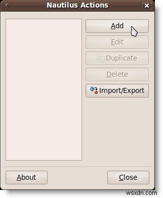 【Ubuntu】右クリックメニューにアプリのショートカットを追加する方法(Nautilus Actions)