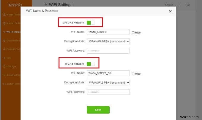 2.4GHzまたは5GHzのWi-Fi帯域のみに接続する方法（自動切り替えを防ぐ）