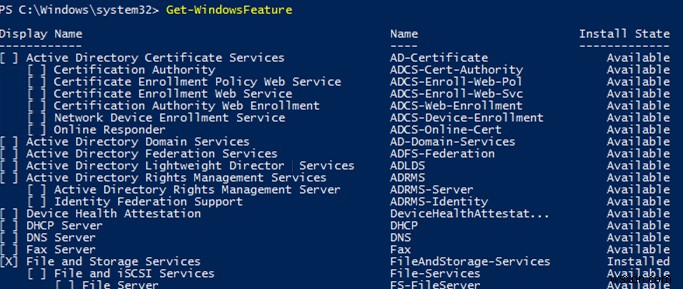 PowerShellでWindows Serverの役割と機能を管理する方法(一覧表示・インストール・一括展開・削除)
