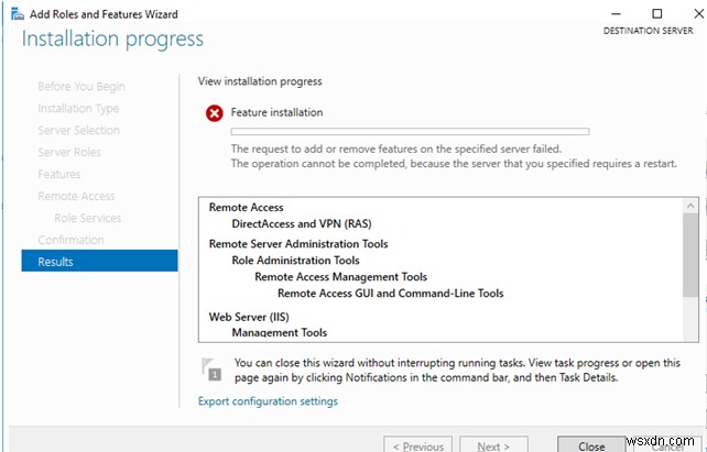 Windows Serverで役割の追加・削除ができない:「サーバーの再起動が必要です」エラーの解決方法