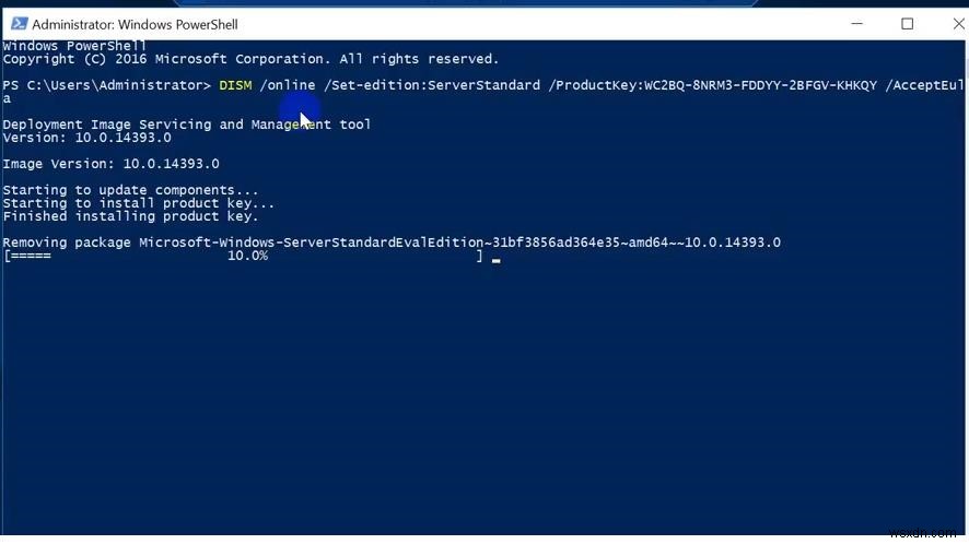 Windows Server 2019/2016の評価版を正規版（フルバージョン）に変換・アップグレードする方法