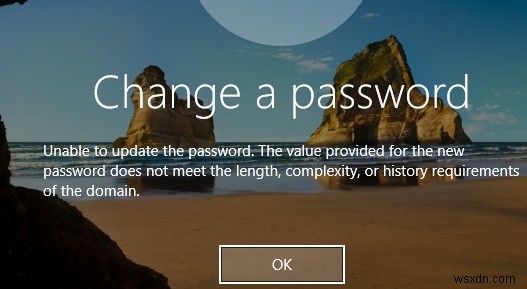 WindowsのRDPセッションでユーザーパスワードを変更する方法