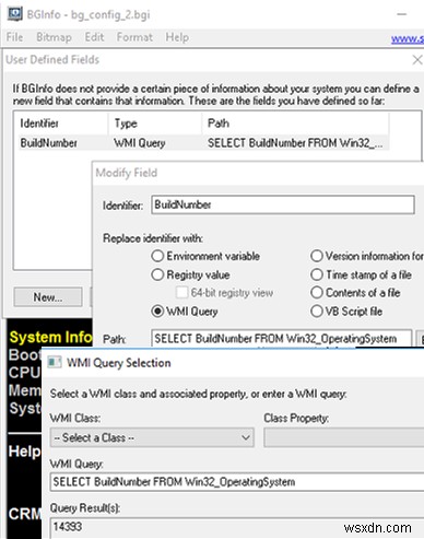 BgInfoを使ってWindowsデスクトップにシステム情報を表示する方法