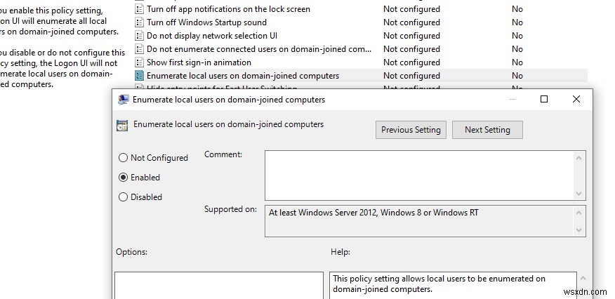 Windows 10/11のログイン画面でユーザーアカウントを表示・非表示にする方法