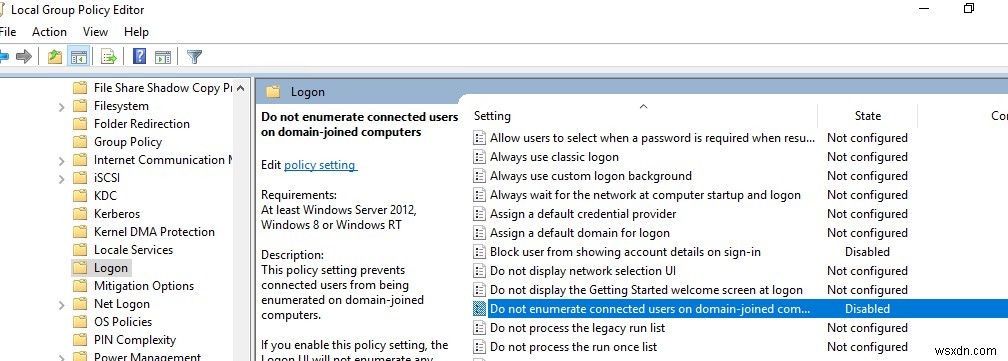 Windows 10/11のログイン画面でユーザーアカウントを表示・非表示にする方法