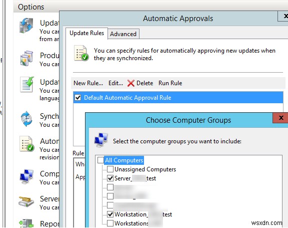 WSUSのターゲットグループ間で承認済み更新プログラムをコピーする2つの方法