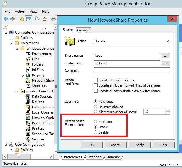 【Windows Server】アクセスベースの列挙（ABE）を有効化する方法を徹底解説