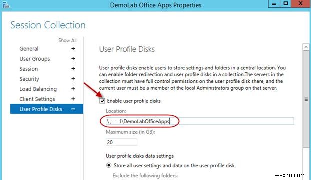 Windows Server 2012 R2/2016 RDSのユーザープロファイルディスク(UPD)の設定と活用方法