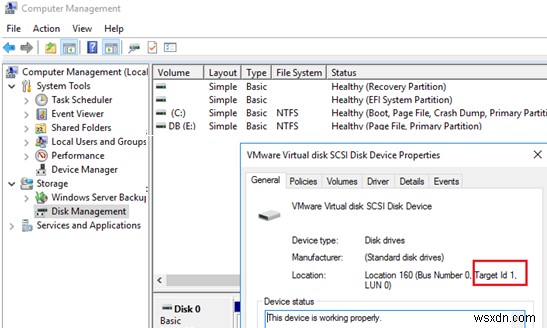 【VMware】WindowsディスクとVMDK仮想ディスクを正確に照合する方法