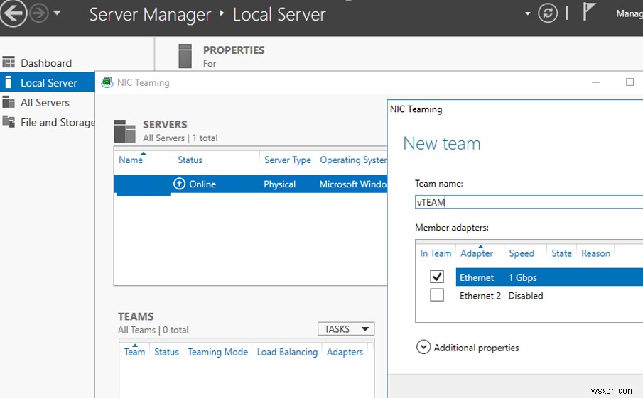 Windows 10 / Windows Server 2016でVLANインターフェイスを構成する方法