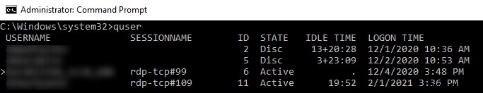 WindowsでRDP/RDSセッションの制限(タイムアウト)を構成する方法