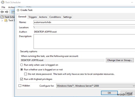 Windows 10/8.1の起動時にVHD/VHDXファイルを自動マウントする方法