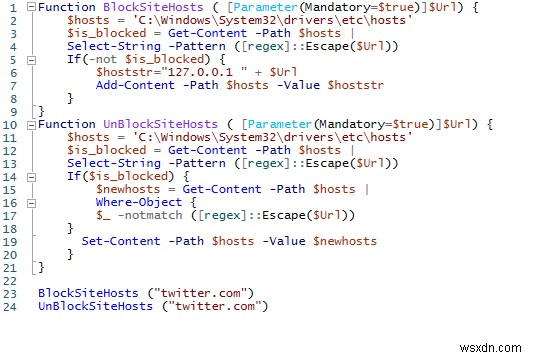 PowerShellとWindows Defenderファイアウォールでドメイン・Webサイトをブロックする方法