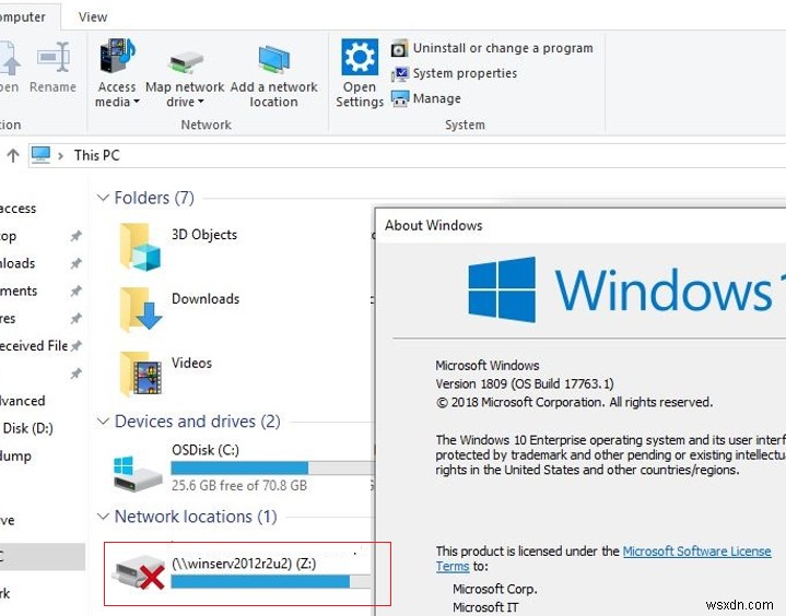 Windows 10で「すべてのネットワークドライブを再接続できませんでした」と表示される問題の解決方法
