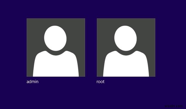 Windows 8のウェルカム画面（ログイン画面）からユーザーアカウントを非表示にする方法