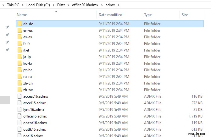 MS Officeグループポリシー管理用テンプレート(ADMX)のインストール方法