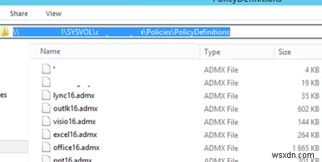 MS Officeグループポリシー管理用テンプレート(ADMX)のインストール方法