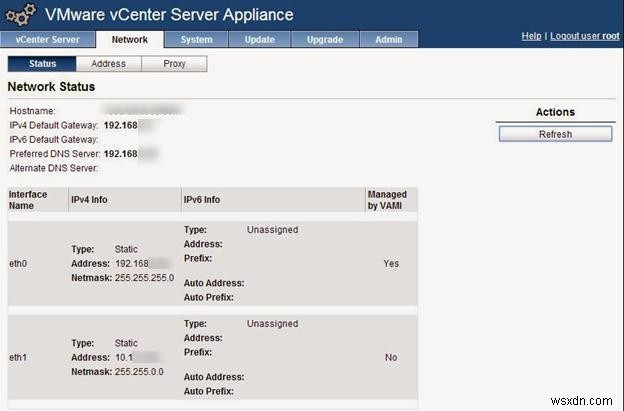 vCenter Server Appliance(VCSA)に2つ目のNICを追加・設定する手順