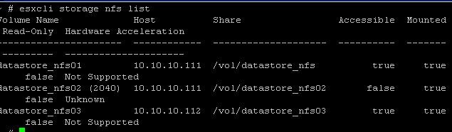 VMware ESXiホストで非アクティブなNFSデータストアを削除する方法