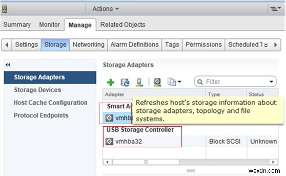 VMware ESXiでFC HBAアダプターが認識されないときの解決方法