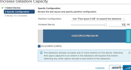 【vSphere/ESXi】VMFSデータストアの容量を拡張する方法（GUI・コマンドライン両対応）
