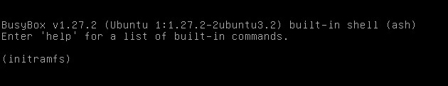 Ubuntu/Mint/KaliがBusyBox(initramfs)で起動しなくなったときの対処法