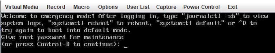 Linuxが「Welcome to emergency mode」で起動する問題の対処法