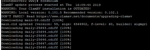 CentOS / RHELにClamAVアンチウイルスをインストールして使う方法を徹底解説