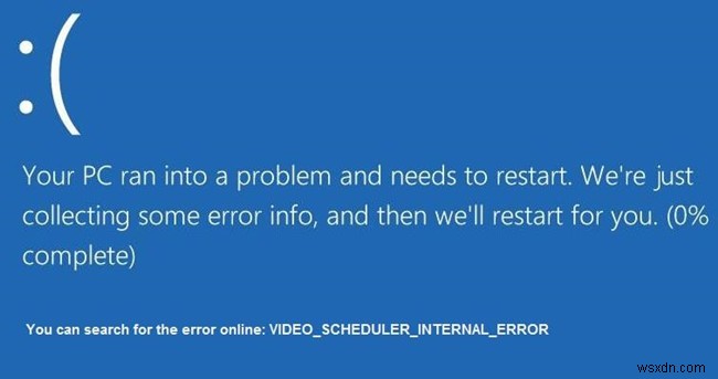 Windows 11/10の「VIDEO_SCHEDULER_INTERNAL_ERROR」ブルースクリーンを解決する7つの対処法