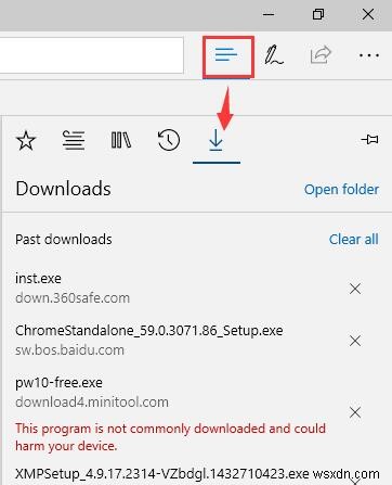 Microsoft Edgeのダウンロードファイルを確認・管理する方法