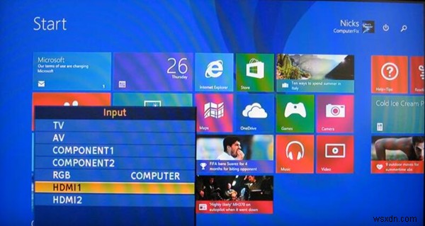 Windows 10でノートパソコンをテレビに接続する方法！HDMI・VGAケーブルの使い方を解説