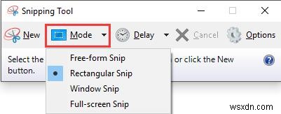 Windows 10のSnipping Tool(切り取りツール)でスクリーンショットを撮る方法