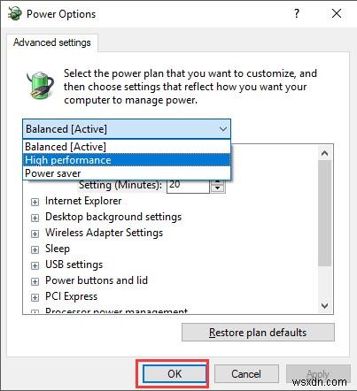Windows 10の高度な電源プランを変更する方法と最適なプランの選び方
