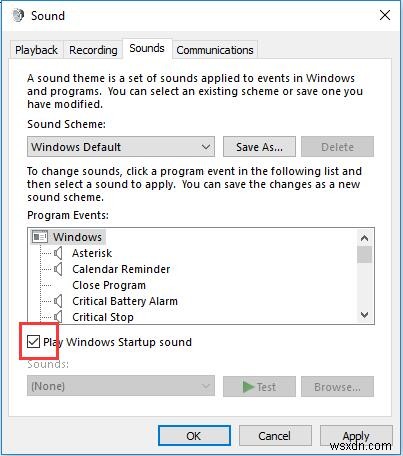 Windows 10でスタートアップサウンド(起動音)を復活させる方法