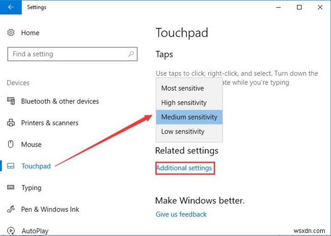 Windows 10でDellノートパソコンのタッチパッドを設定する方法