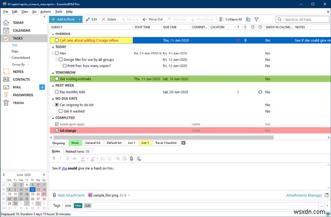 Windows用個人情報管理ソフト「EssentialPIM」で日々の業務を整理する方法