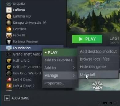 【2022年最新版】Steamライブラリからゲームを削除・アンインストールする4つの方法