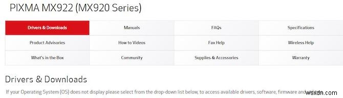Windows 11/10/8/7・Mac対応！Canon PIXMA MX922ドライバーのダウンロードと更新方法