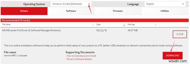 Windows 10/8/7対応 Canon MX492ドライバーのダウンロード・更新方法を徹底解説