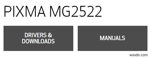 Canon PIXUS MG2522 ドライバーのダウンロード方法｜Windows 10/8.1/8/7対応