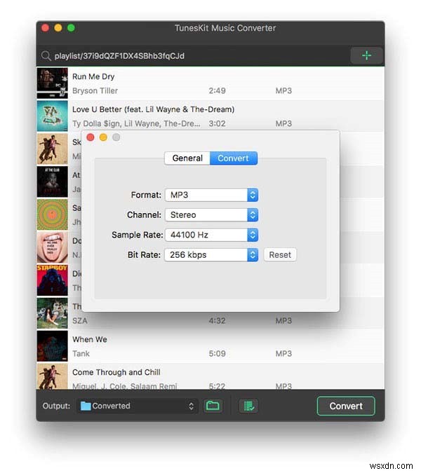 TunesKitでSpotifyの楽曲をMP3に変換・ダウンロードする方法【プレミアム不要】